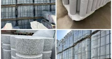 曲靖 芝麻白花岗岩挡车柱、隔离柱多少钱