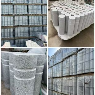 曲靖 芝麻白花岗岩挡车柱、隔离柱多少钱