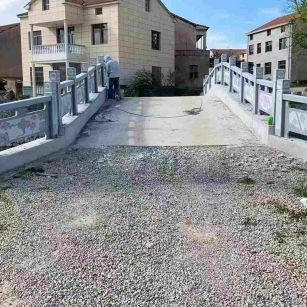 曲靖 芝麻灰花岗岩桥栏杆